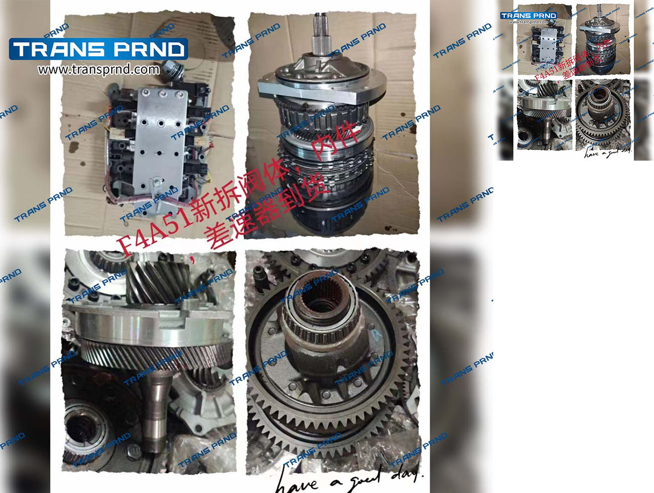 W4A5 Internals and valve body 新拆内件和阀体 